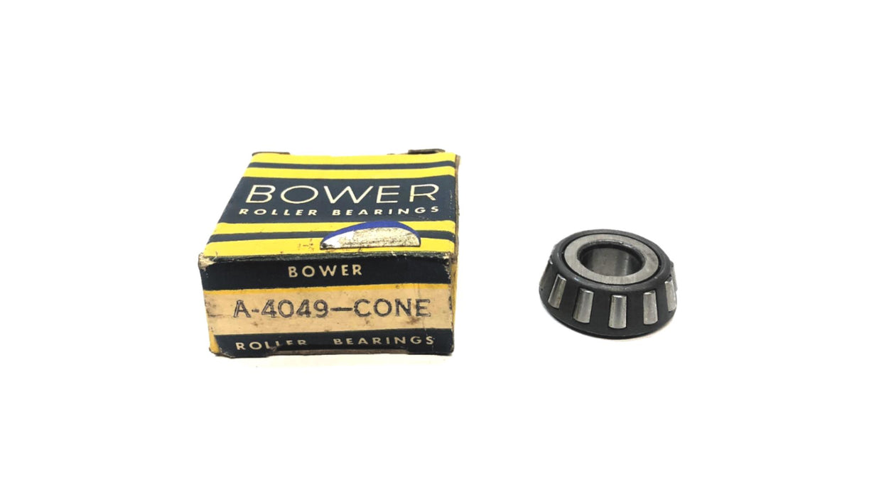 Bower Tapered Roller Bearing Cone A-4049 NOS