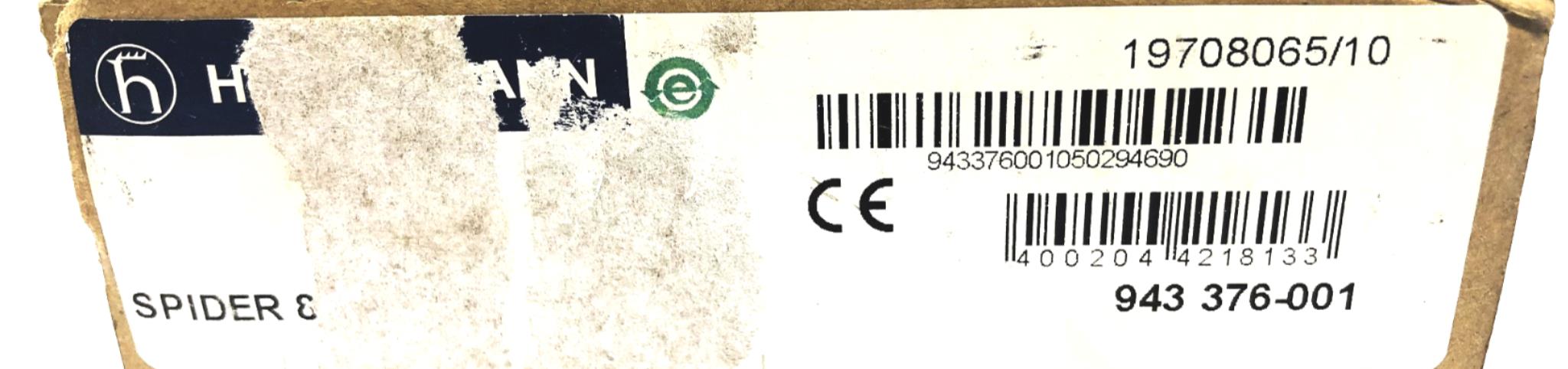 Hirschmann Spider 8TX Ethernet Rail Switch 943 376-001 NOS