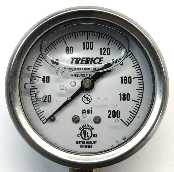 TRERICE Pressure Gauge MH59892 NOS