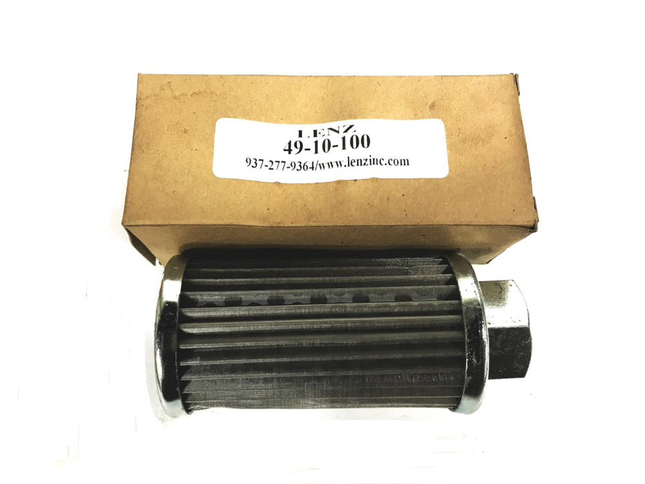 Lenz Hydraulic Filer/Tank Strainer 49-10-100 NOS