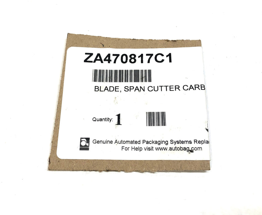 Automated Packaging Systems Span Cutter Carbide Blade ZA470817C1 (470817C1) NOS