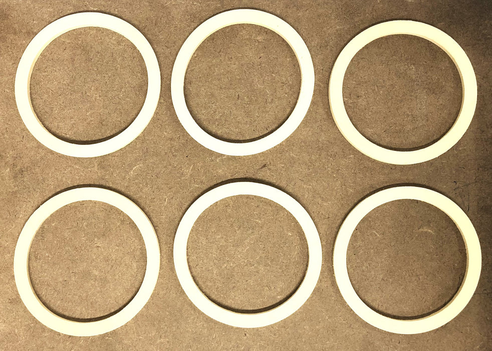Unbranded 0.13X0.23 Inch O-Ring 2.97X2.43 Inch [Lot of 6] NOS