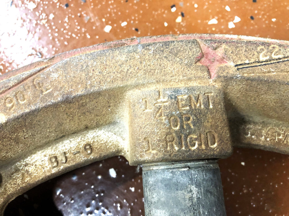 Appleton 1-1/4 EMT 1 Inch Rigid Conduit Bender BJ-6 NOS LOCAL PICKUP ONLY