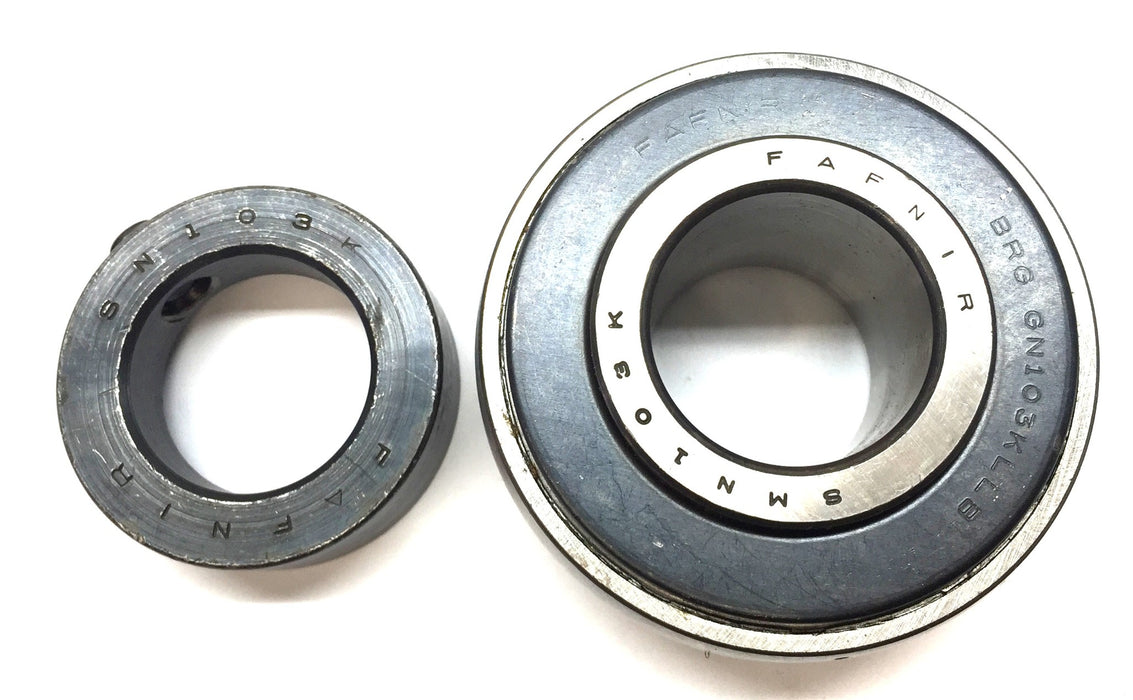 Fafnir Insert Bearing SMN103K w/Collar SMN103K (GN103KLLB) (SN103K) (No Box) NOS