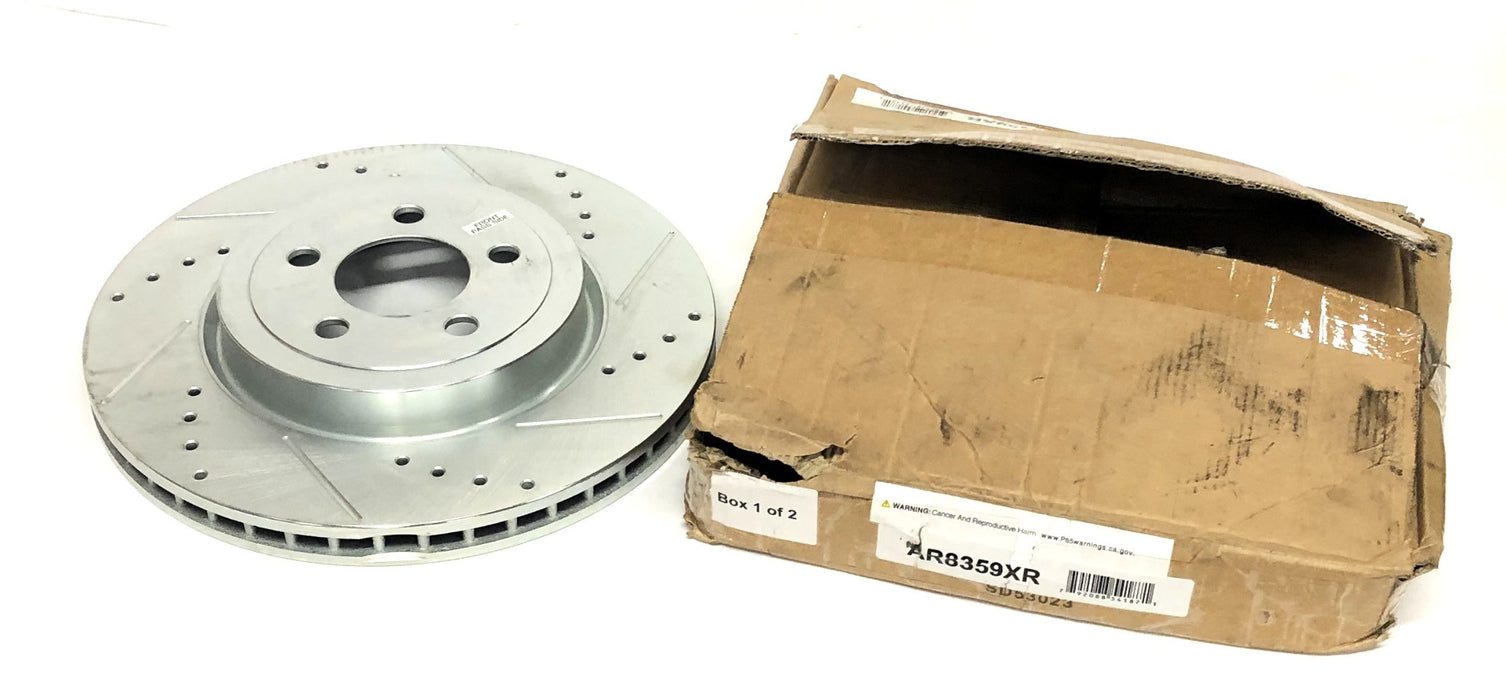 Powerstop Cross Drilled Passenger Side/Right Hand Brake Disc Set AR8359XR NOS