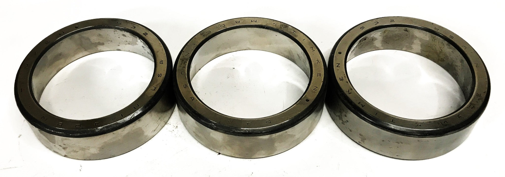 Timken Tapered Roller Bearing Cup 532 [Lot of 3] NOS
