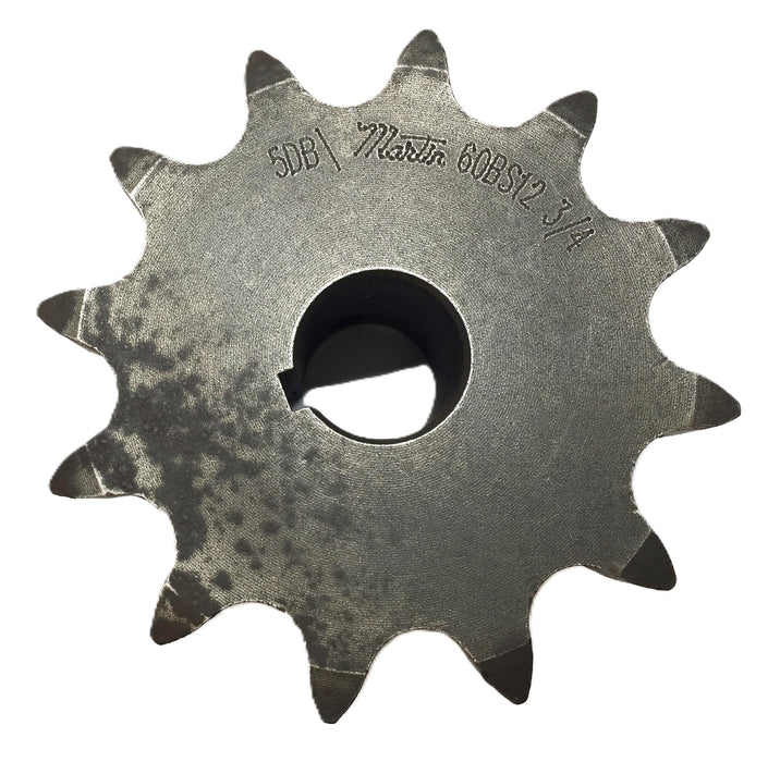 Martin Sabretooth Sprocket 12-Tooth 3/4" Bore w/Keyway 60BS12 3/4 NOS