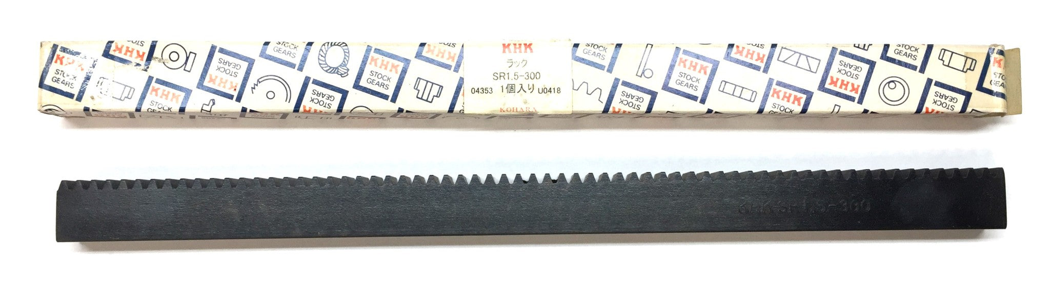 KHK Gear Rack SR1.5-300 NOS
