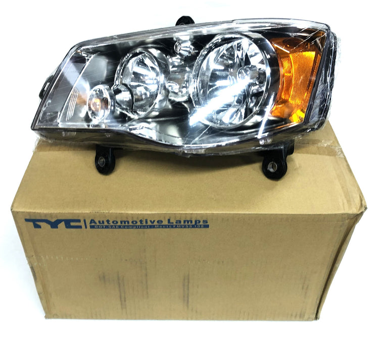 TYC Left Hand Halogen Headlight Assembly 20-6920-00 NOS