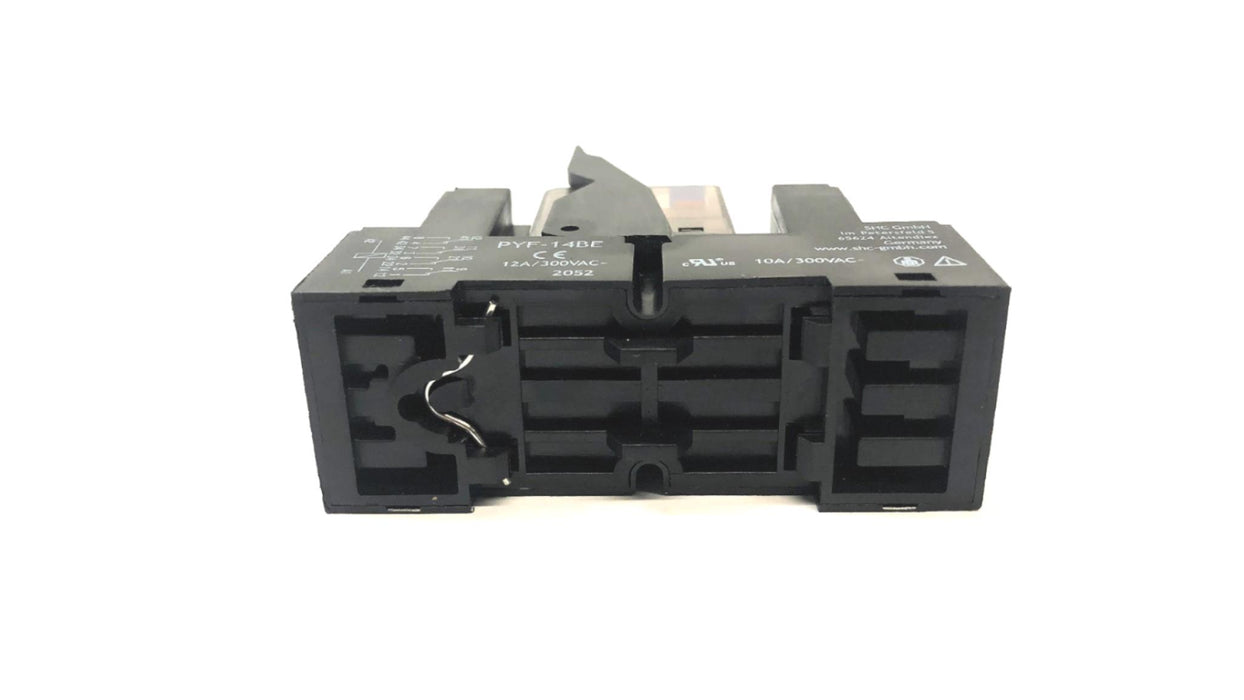 SHC/SCHRACK Relay W/ Base Socket PT570024/PYF-14BE NOS