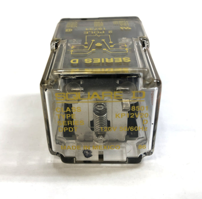 Square D Class 8501 Series D General Purpose Relay KP12V20 [Lot of 2] NOS