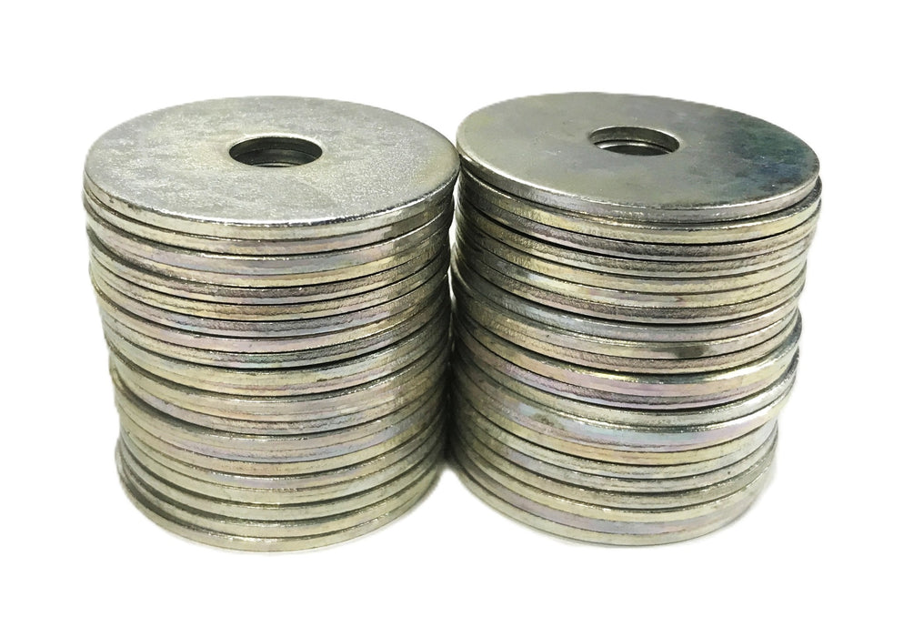 Steel Flat Washers 1-3/4 Diameter x 3/8 Bore x 5/64 Thickness [Lot of 40] NOS