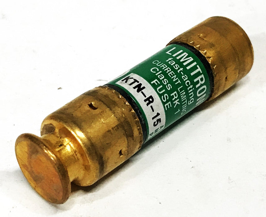 Cooper Bussmann Limitron 15 Amp Buses KTN-R-15 [Lot of 10] NOS