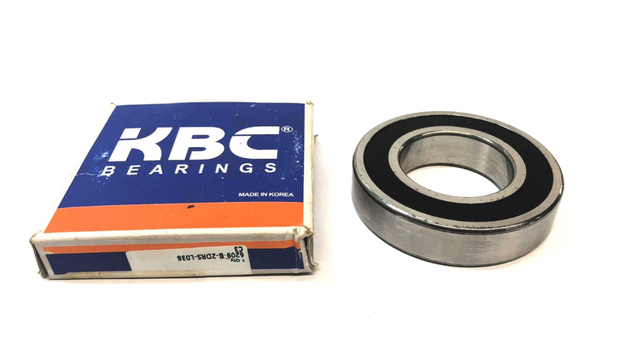 KBC Deep Groove Ball Bearing 6209-B-2DRS-L038-C3 NOS