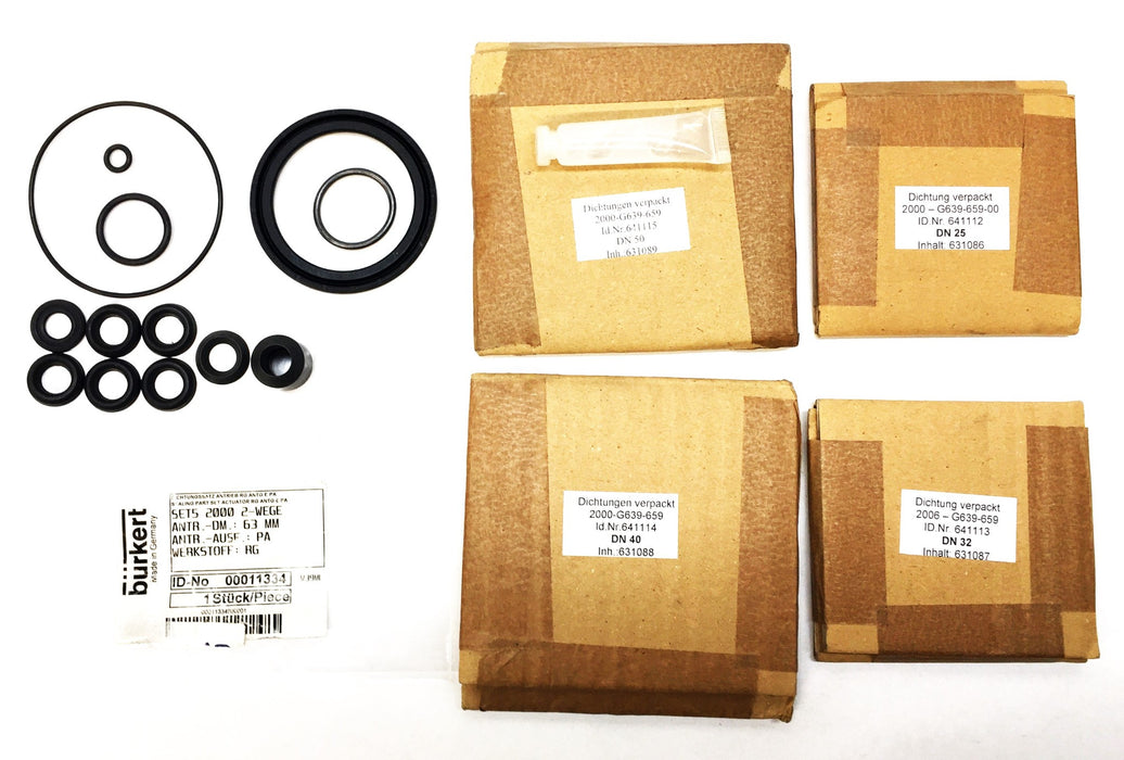 Burkert Valve Spare Parts Kit SET5-2000-2-WEGE 00011334 ANTR-DM: 63MM NOS