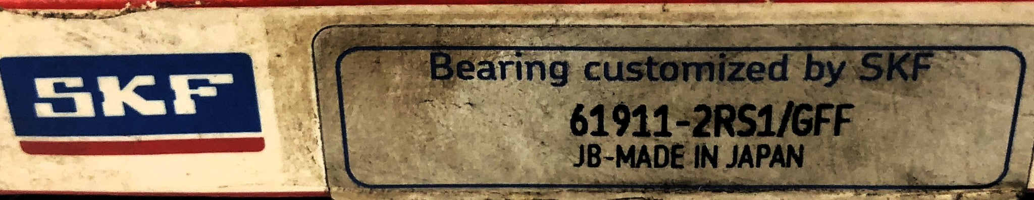 SKF Deep Groove Ball Bearing 61911-2RS1/GFF NOS