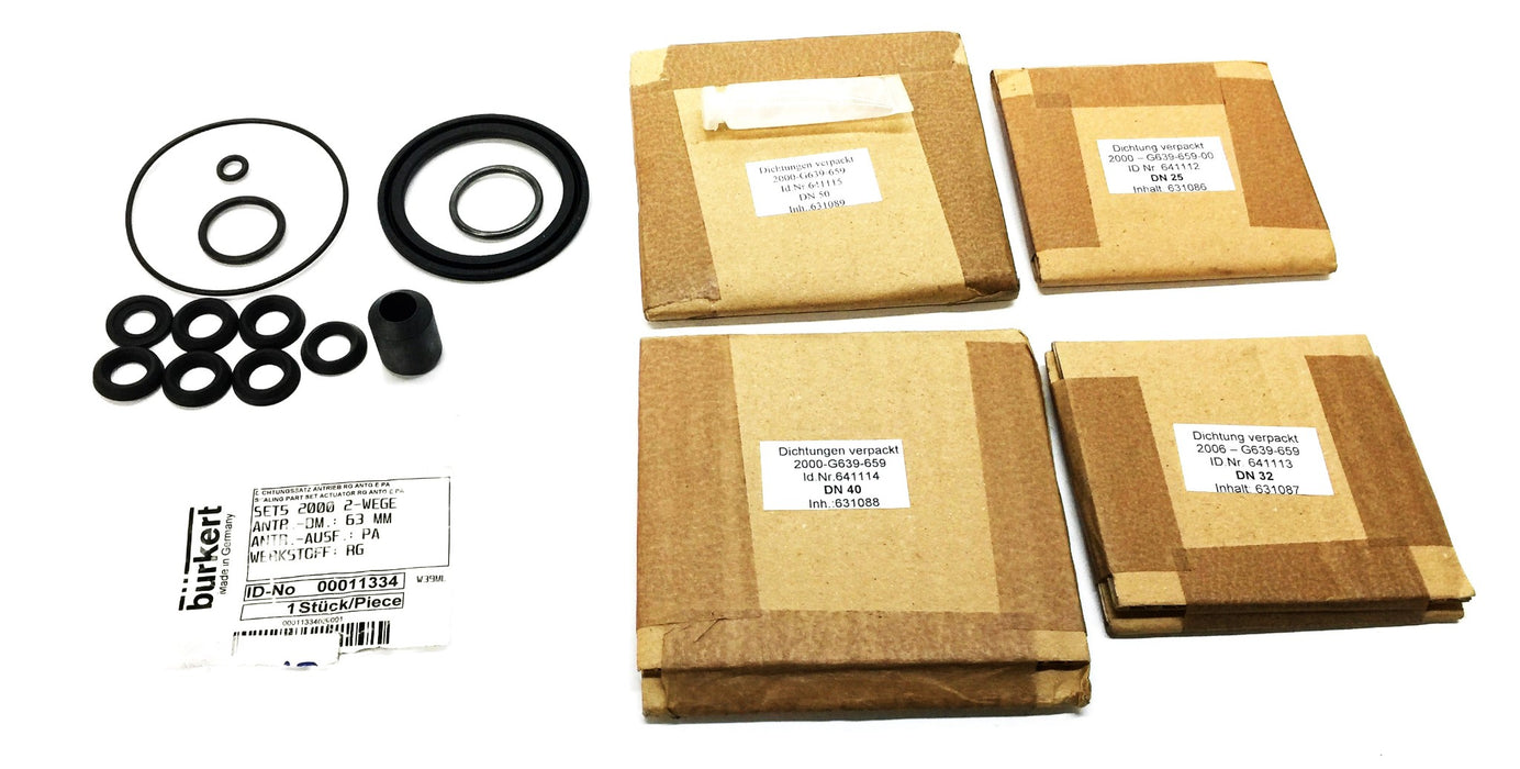 Burkert Valve Spare Parts Kit SET5-2000-2-WEGE 00011334 ANTR-DM: 63MM NOS