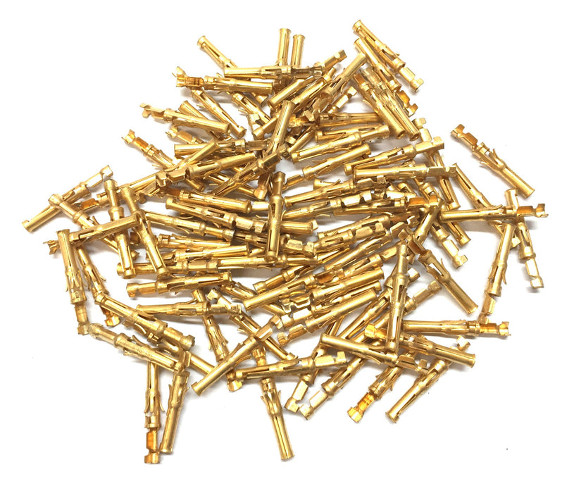 AMP Crimp Wire Connector Pack (100pcs) 24-20 NOS