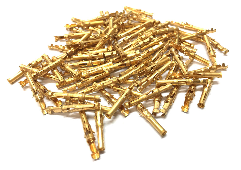 AMP Crimp Wire Connector Pack (100pcs) 24-20 NOS
