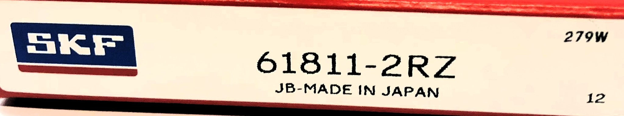 SKF Deep Groove Ball Bearing 61811-2RZ NOS