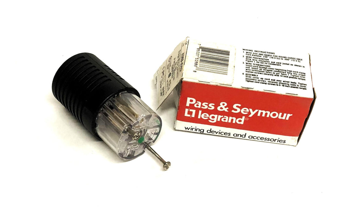 Legrand Pass & Seymour 20A 125V 2P 3W Straight Blade Connector 5369-XHG NOS