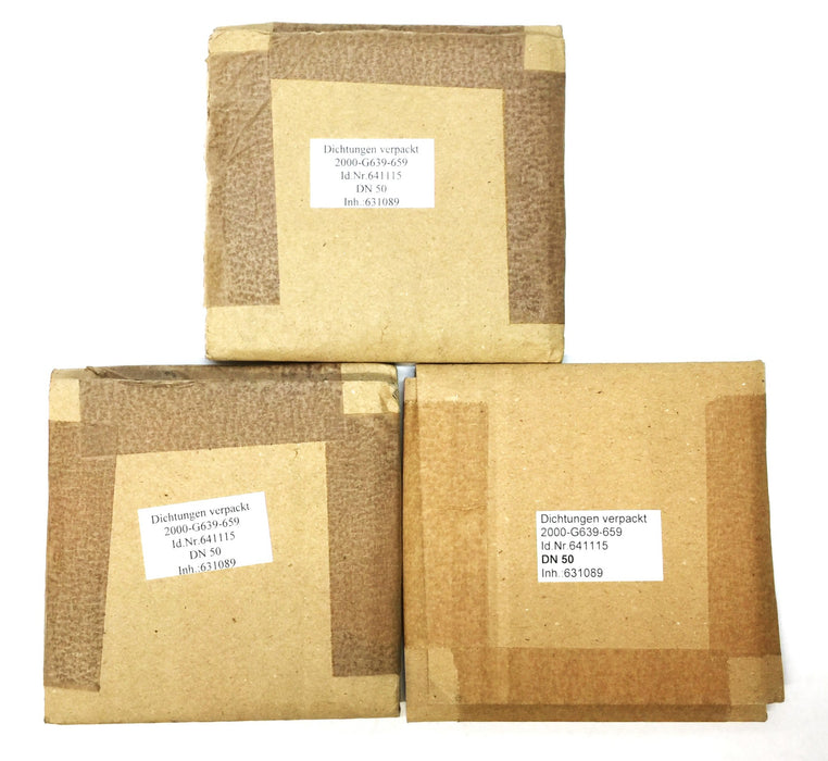 Burkert Replacement Valve Ring Seal 641115 [Lot of 3] NOS