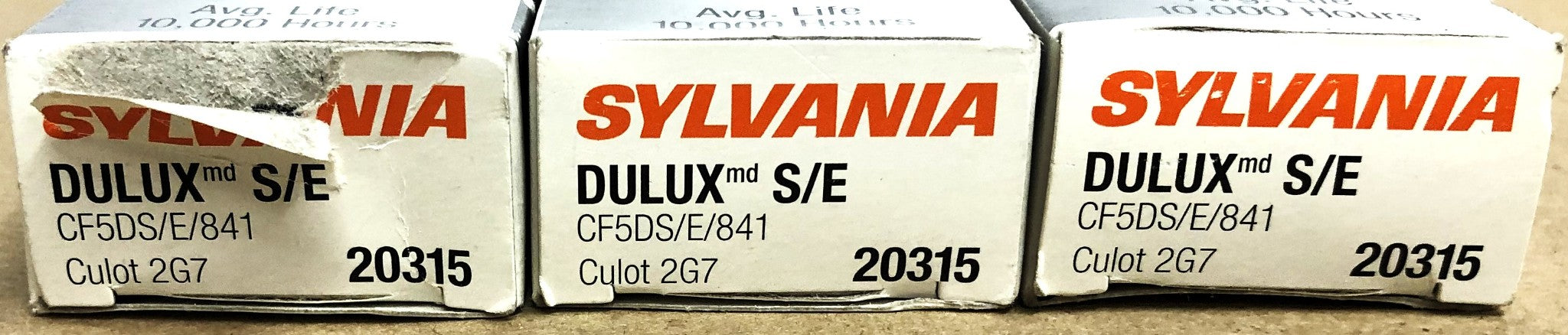 Sylvania Deluze S/E 2G7 Base 5W Twin Tube CF5DS/E/841 (20315) [Lot of 3] NOS