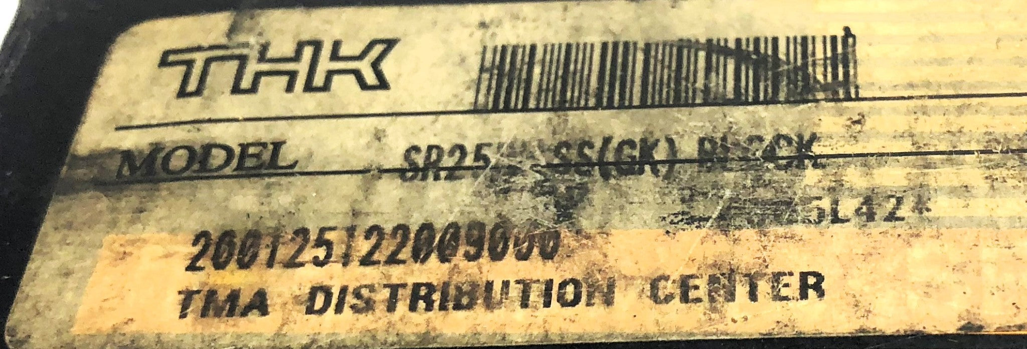 THK GK Guide Block SR-25V/W (SR25W1SS) NOS