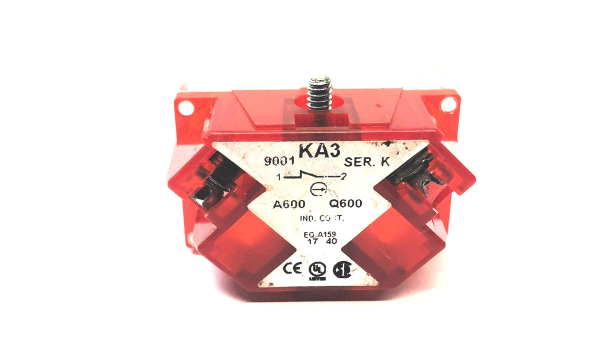 Schneider Electric Contact Block 9001KA3 [Lot of 4] NOS