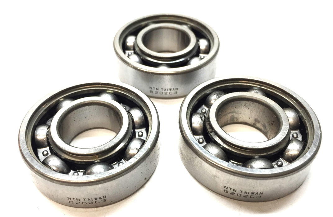 NTN Deep Groove Ball Bearing 6202UC3 [Lot of 3] NOS