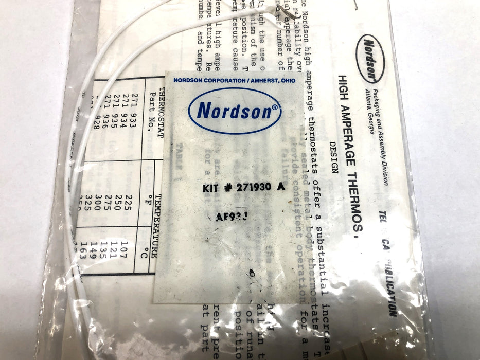 Nordson High Amperage Thermostat 271930A NOS