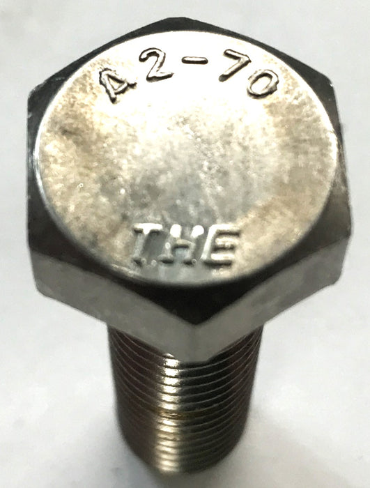 Marel Stainless Steel 2" Threaded Shaft Pin W/ Bolt 9845934 NOS
