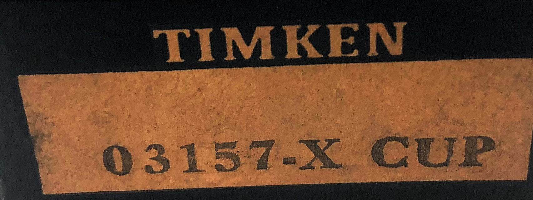 Timken Tapered Roller Bearing Cup 03157-X NOS