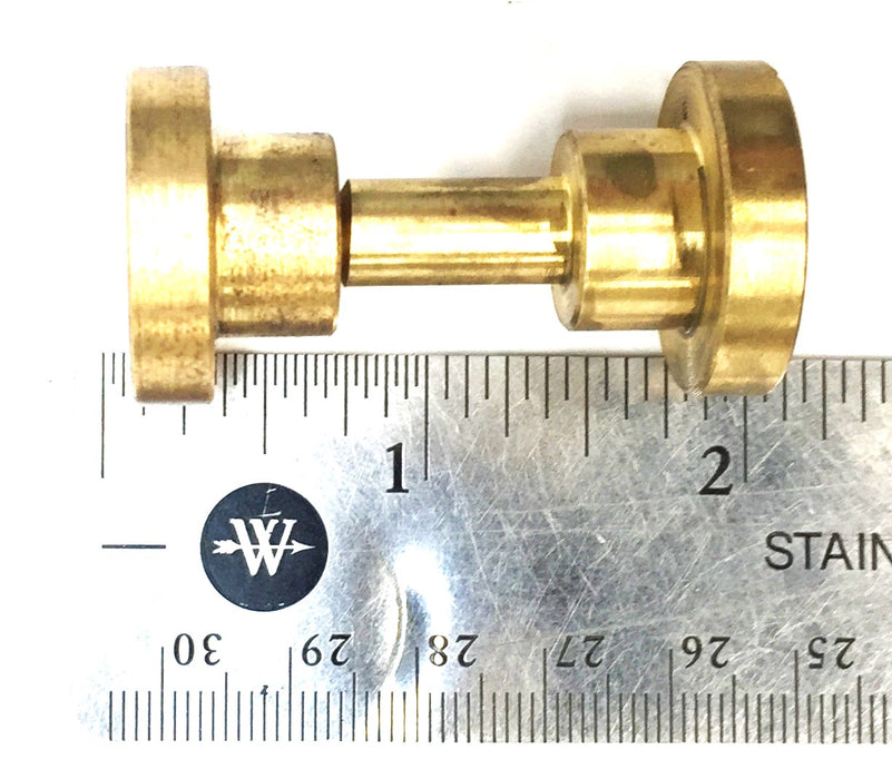 Unbranded Brass Shoulder Screw and Cap Set (2pcs) NOS