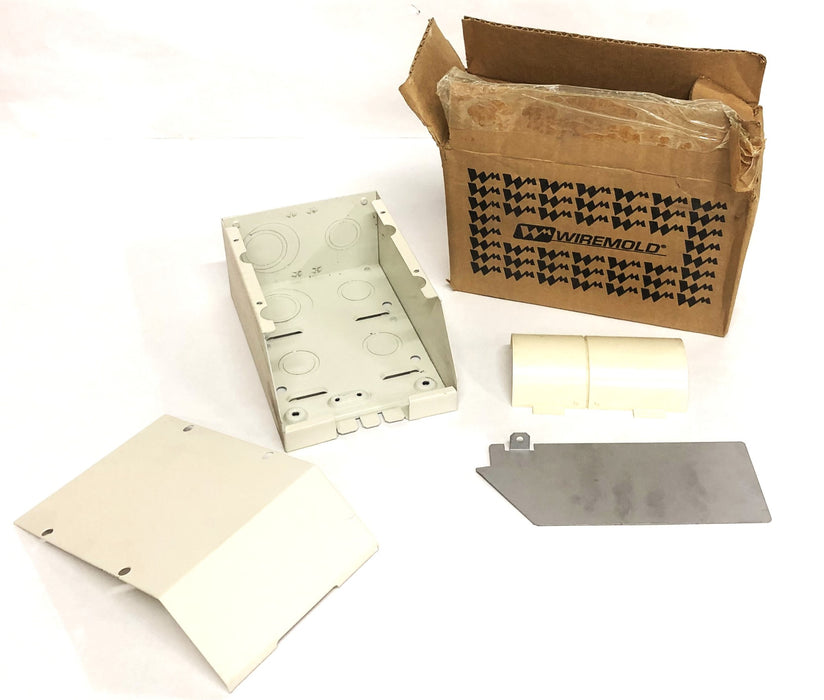 Legrand Fiber-Ready Divided Entrance End Fog White Missing Screws 2410DFO-FW NOS