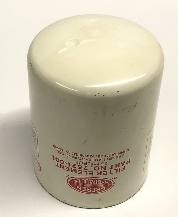 Gresen Hydraulics Filter 7521-001 NOS