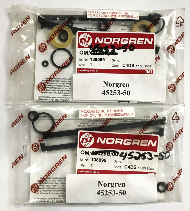 Norgren 11-Piece Actuator Repair Kit 45253-50 ]Lot of 2] NOS