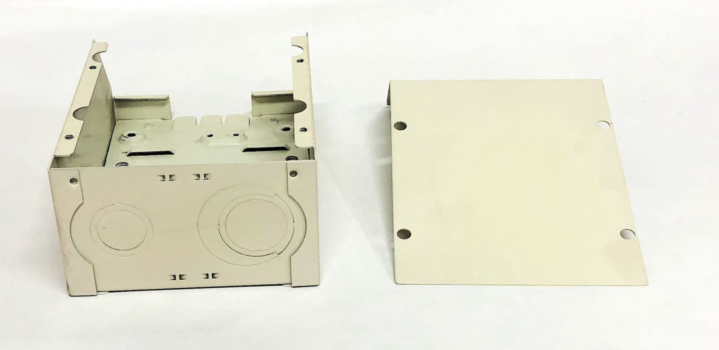 Legrand Fiber-Ready Divided Entrance End Fog White Missing Screws 2410DFO-FW NOS