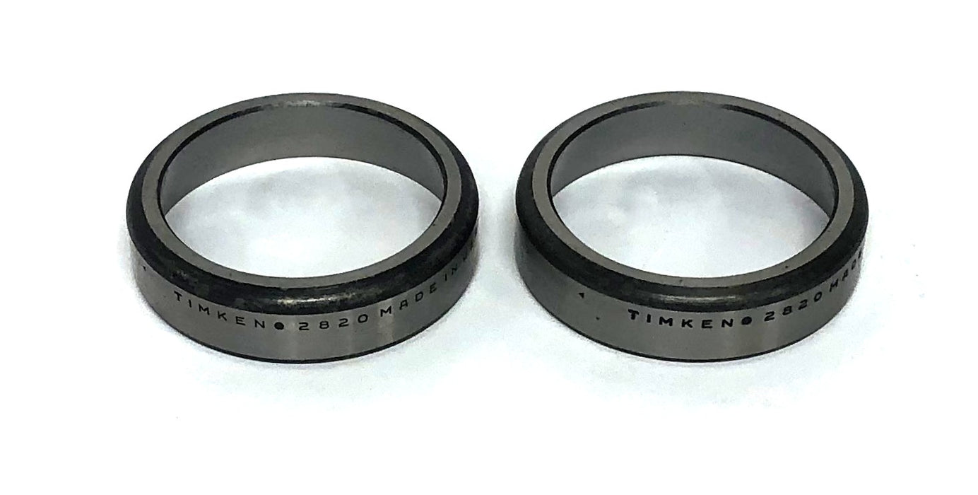 Timken Tapered Roller Bearing Cup No Box 2820 [Lot of 2] NOS
