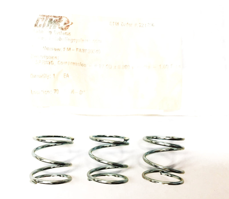 CTM Compression Spring PM-FASP30540 [Lot of 3] NOS