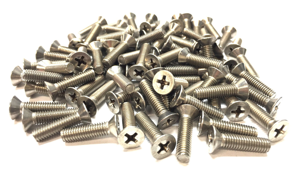 Fastenal 3/4" Stainless Phillips Flat Head Screw 10-32 [Lot of 90] 1131981 NOS