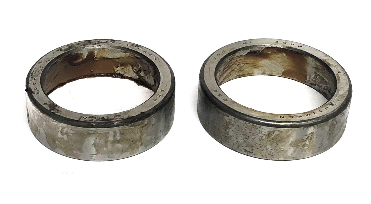 X-Timken Tapered Roller Bearing Cup No Box 532 [Lot of 2] NOS