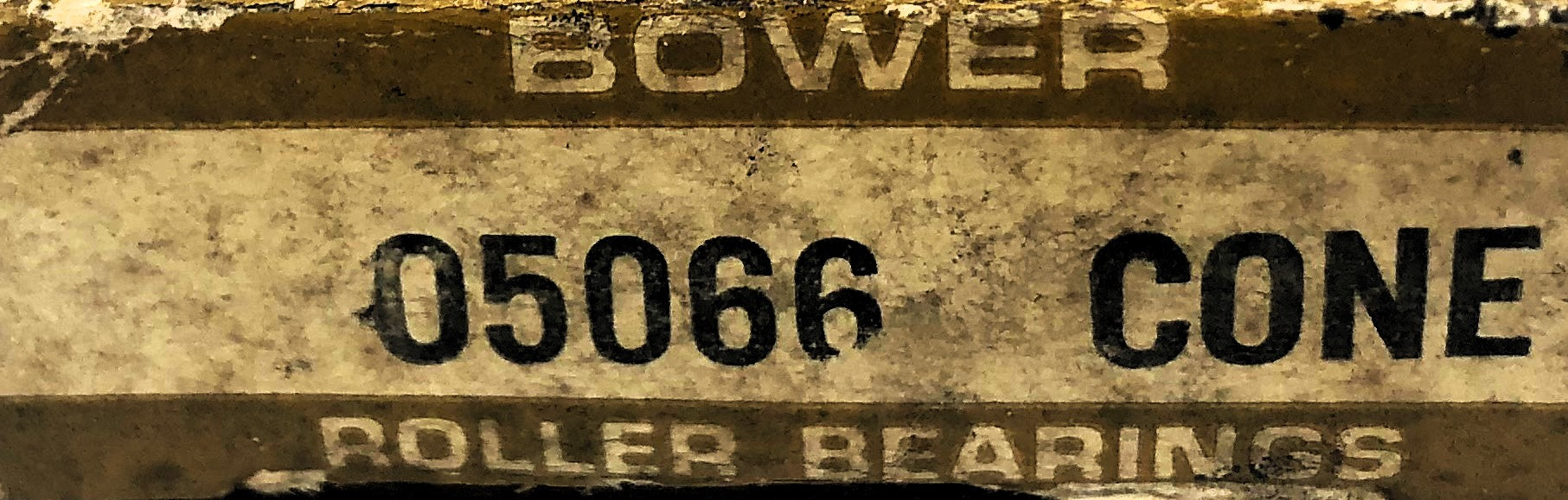 Bower Tapered Roller Bearing Cone 05066 NOS