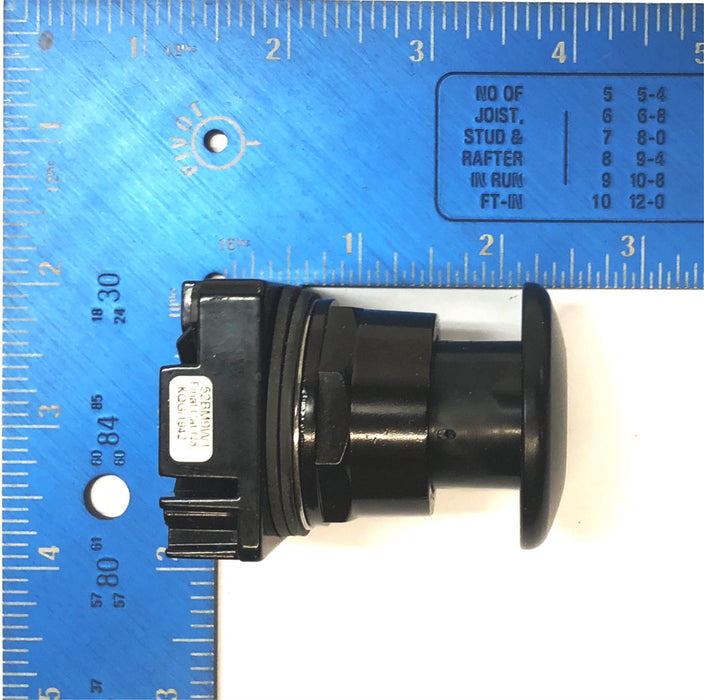 Siemens 1-3/4" 2 Position Push Button Switch 52BM9W1 (52BM9XZ) NOS