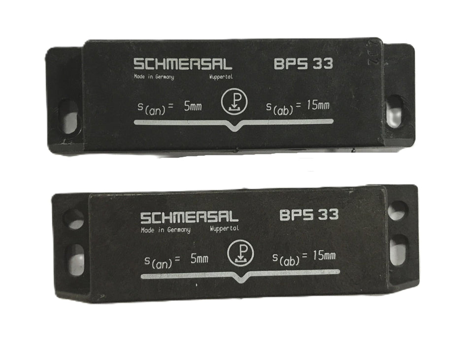 Schmersal Magnetic Safety Sensor BPS-33 [Lot of 2] USED