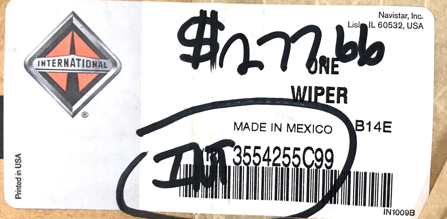 International Wiper Transmission Assembly 3554255C99 NOS