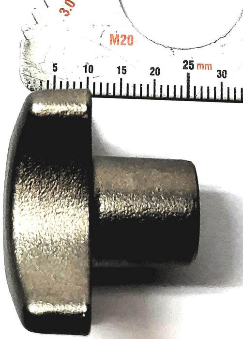 Unbranded M8-1.25 Female Stainless Cross Knob [Lot of 3] NOS