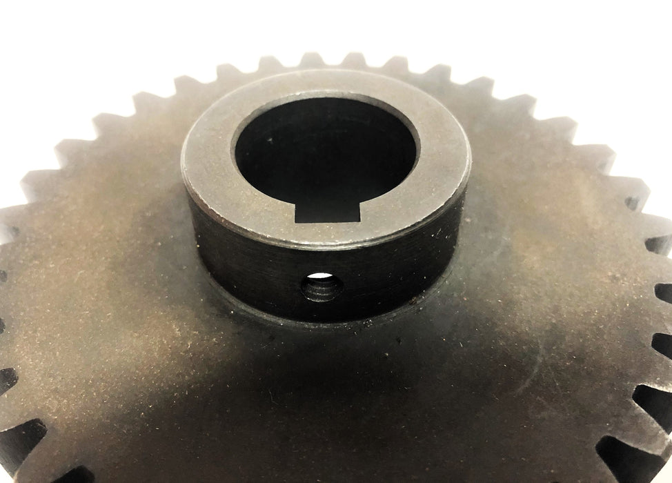Unbranded 34 Tooth 4.24 Inch OD Gear 0.98 Inch Bore NOS