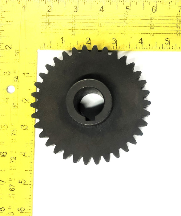 Unbranded 34 Tooth 4.24 Inch OD Gear 0.98 Inch Bore NOS
