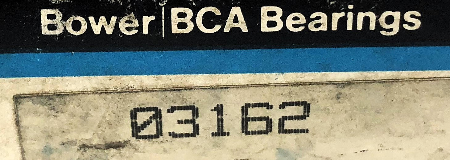 Bower Tapered Roller Bearing Cup 03162 [Lot of 2] NOS
